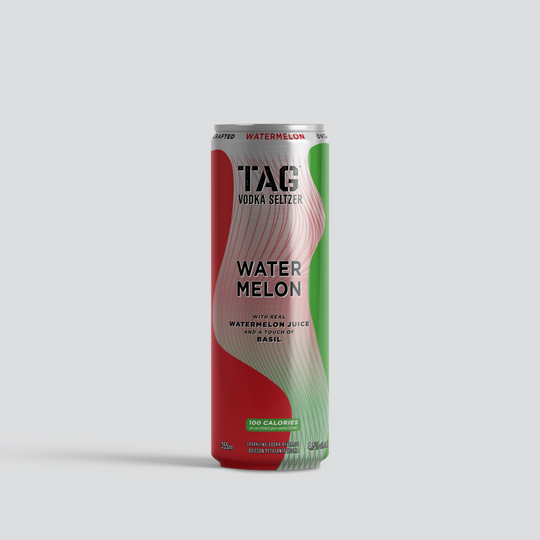 TAG VODKA SELTZER - Watermelon Basil