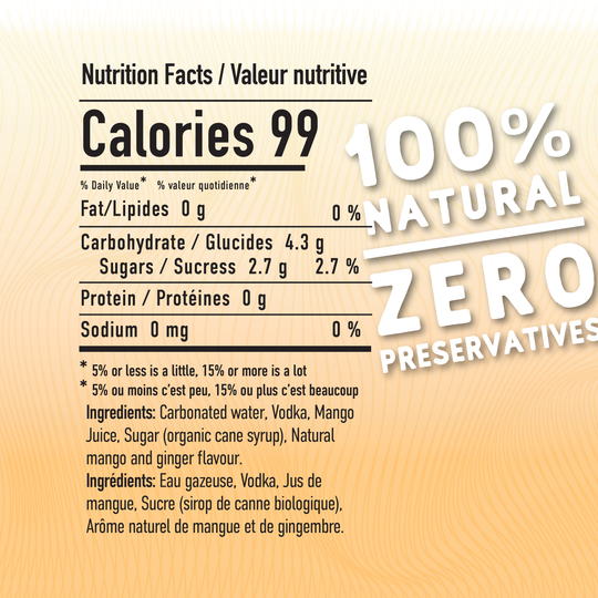 TAG VODKA SELTZER - Mango Ginger