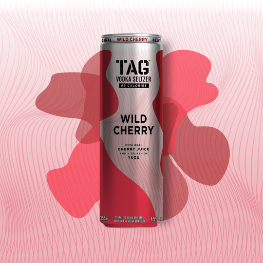 TAG VODKA SELTZER - Wild Cherry with Yuzu
