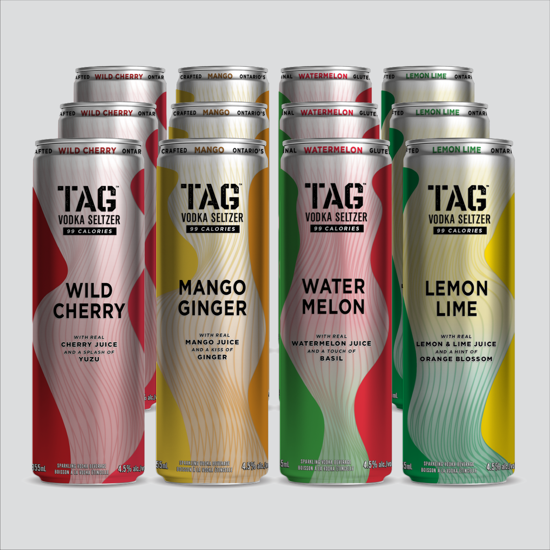 TAG VODKA SELTZER - Variety Pack