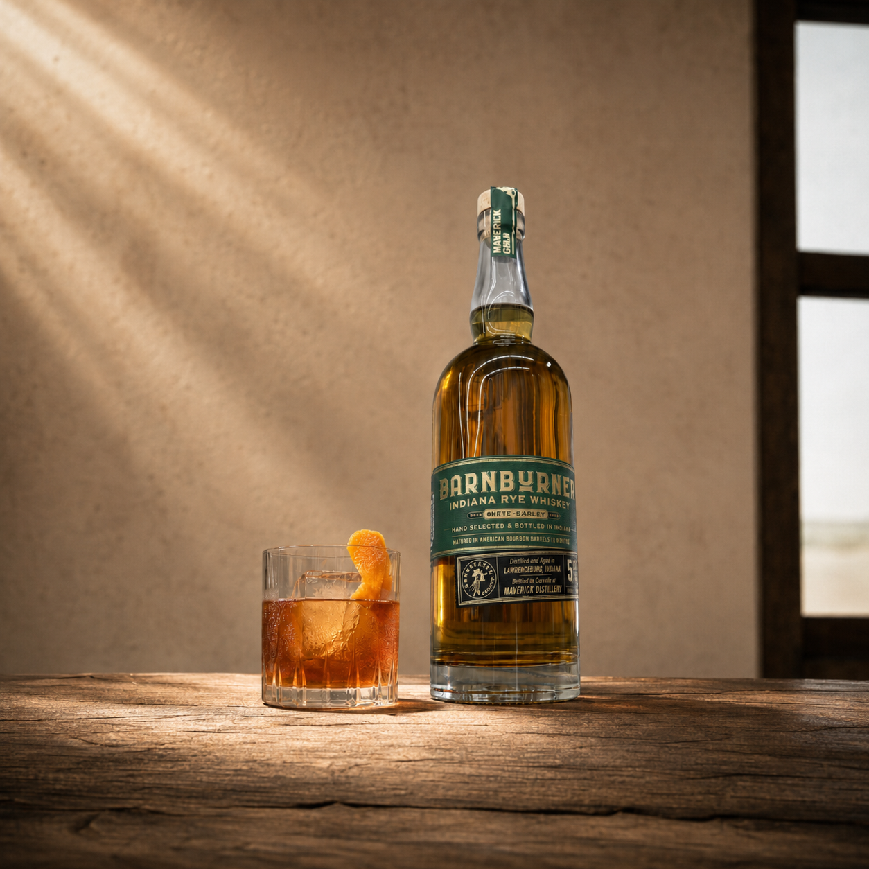 BARNBURNER RYE OLD FASHIONED