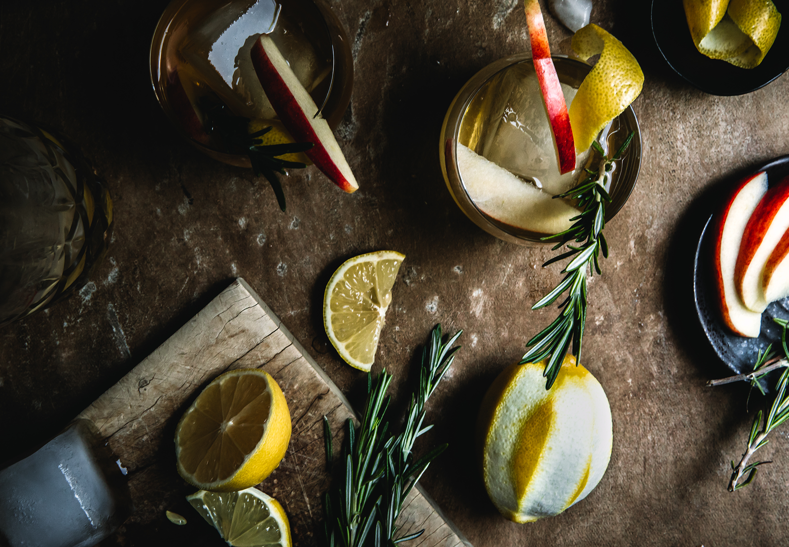 Apple Rosemary Whisky Sour