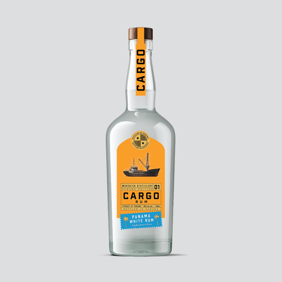 CARGO RUM - Panama White 40% – Maverick Distillery