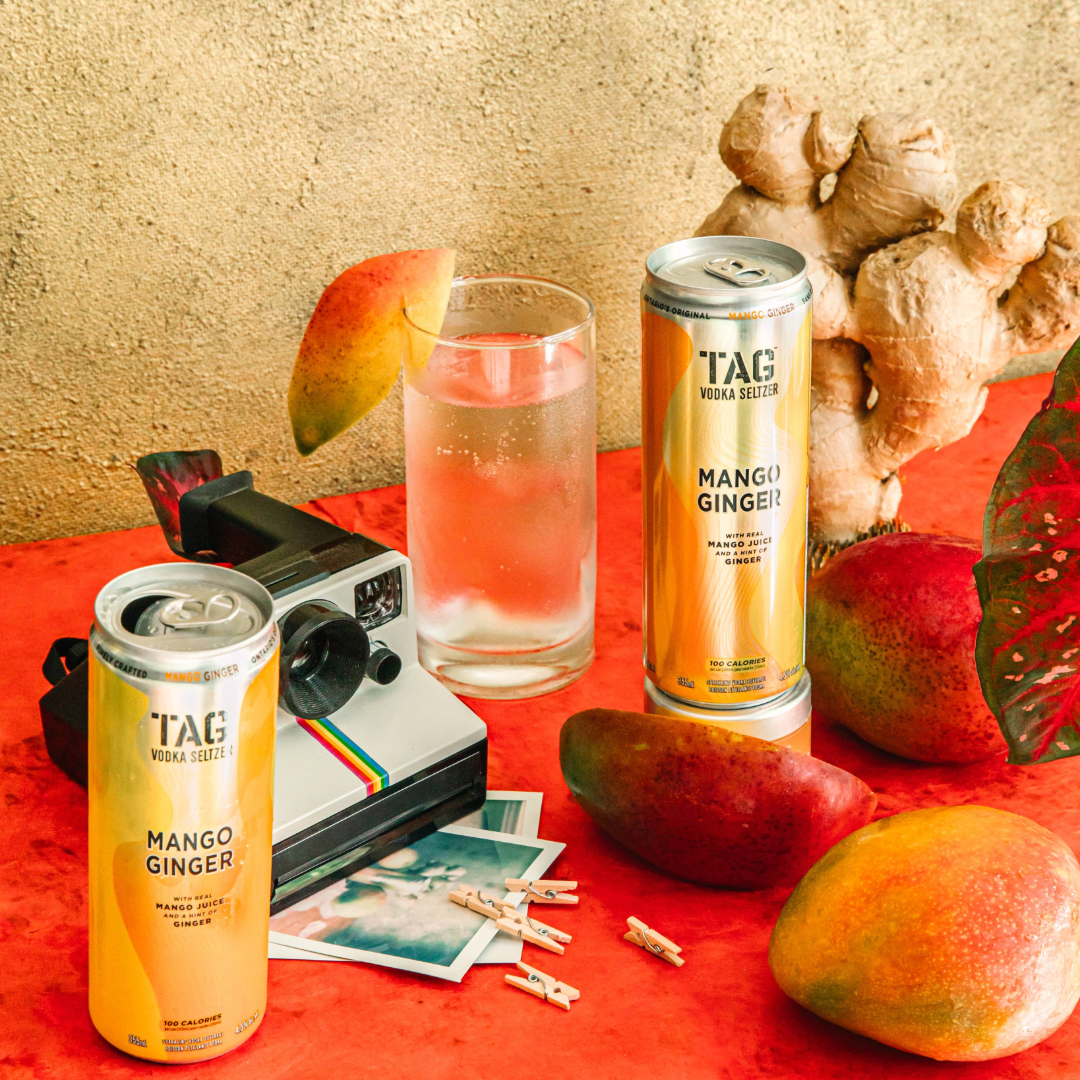 TAG VODKA SELTZER - Mango Ginger