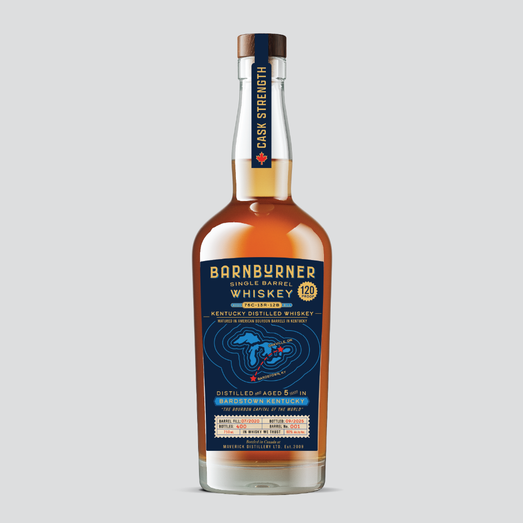 BARNBURNER CASK-STRENGTH BOURBON - 60% abv.