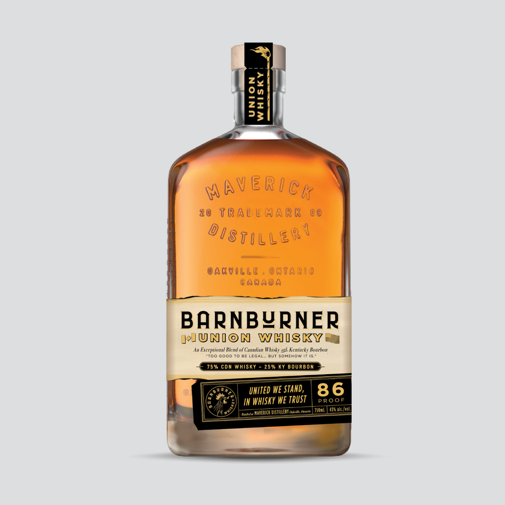 BARNBURNER UNION WHISKY - 86 Proof / 43% abv.