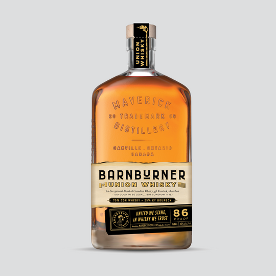 BARNBURNER UNION WHISKY - 86 Proof / 43% abv.
