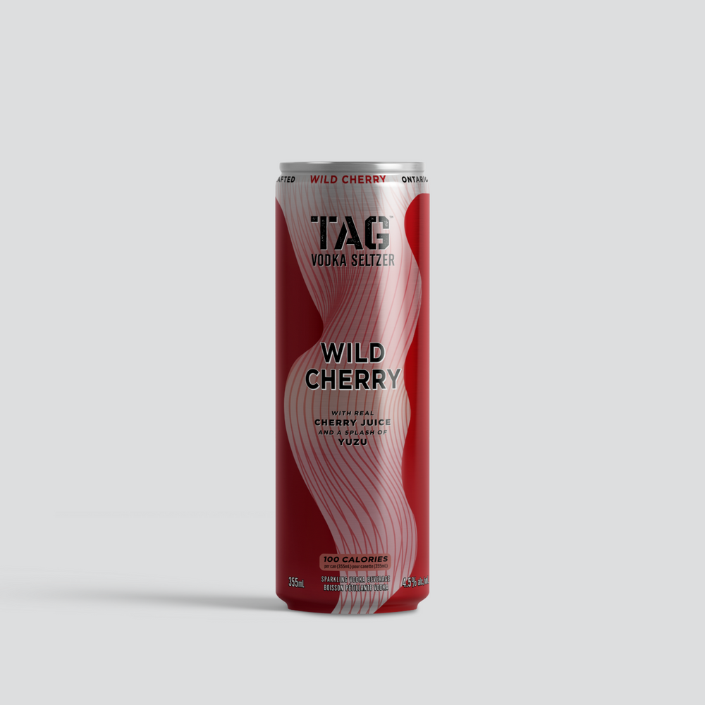 TAG VODKA SELTZER - Wild Cherry with Yuzu