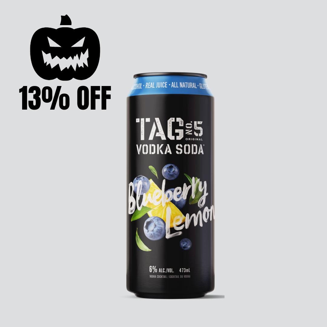 TAG VODKA SODA - Blueberry Lemon