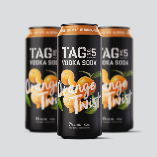 TAG VODKA SODA - Orange Twist – Maverick Distillery