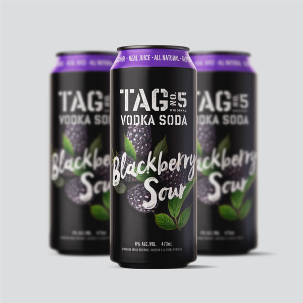 TAG VODKA SODA - Blackberry Sour – Maverick Distillery