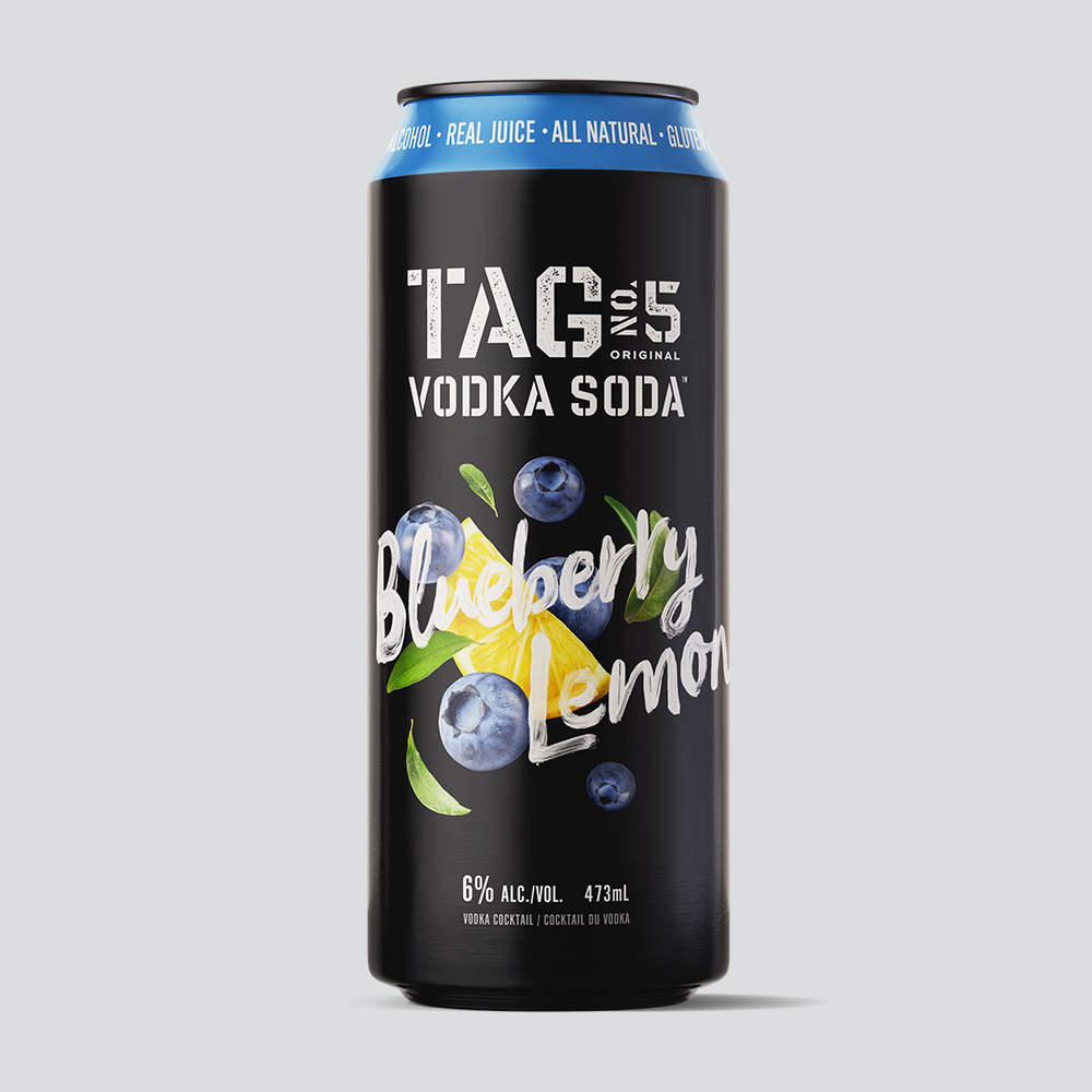 TAG Vodka Soda - Blueberry Lemon