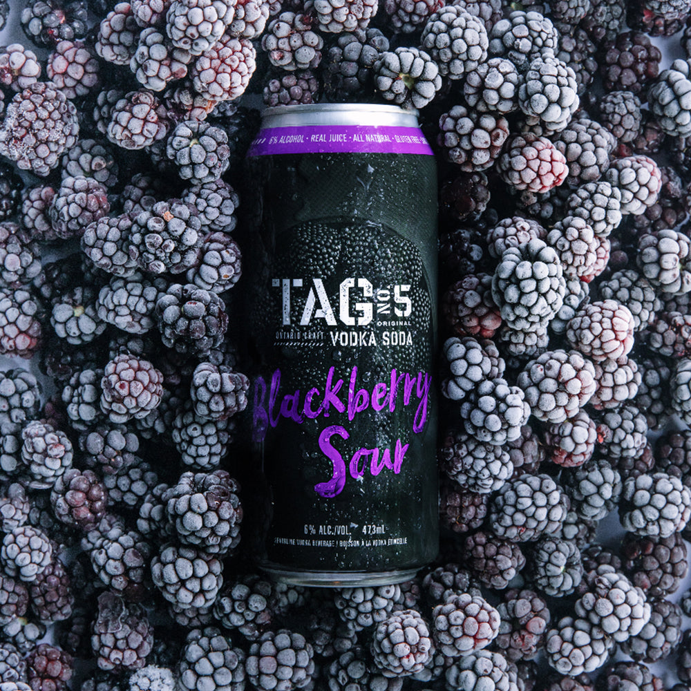 TAG Vodka Soda Blackberry Sour